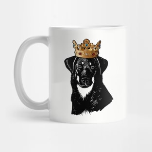 Beauceron Dog King Queen Wearing Crown Mug